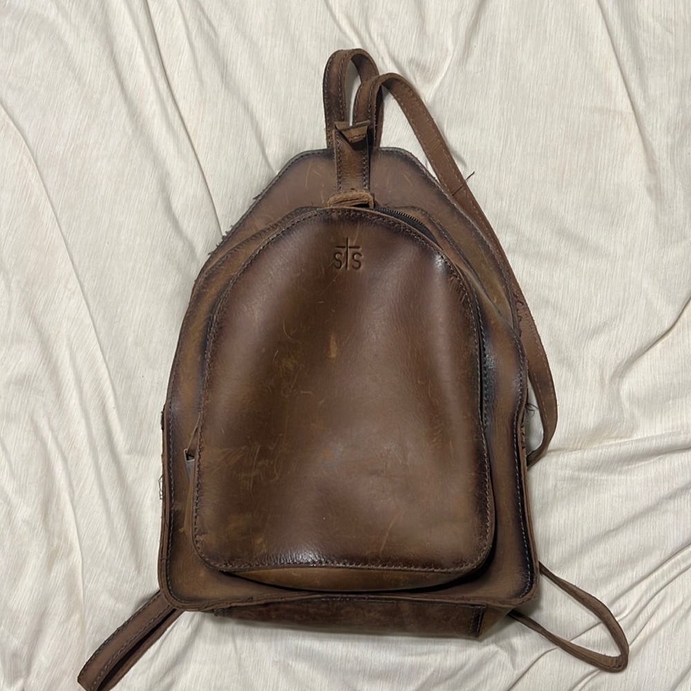 STS Ranchwear leather backpack purse